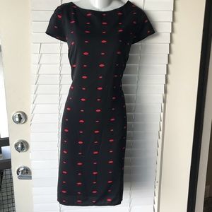 🙃NEW! {a.n.a.} Lip print dress